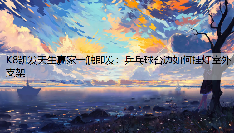 乒乓球台边如何挂灯室外支架