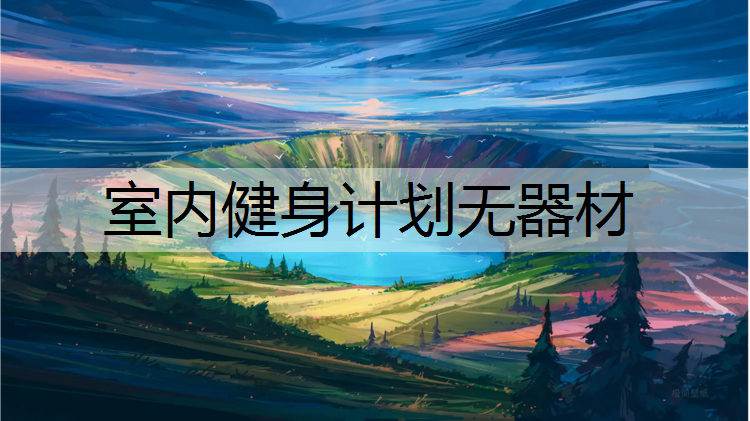 室内健身计划无器材